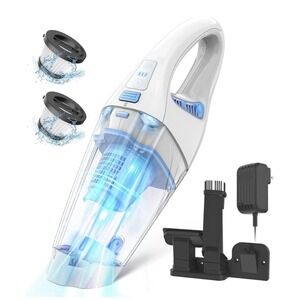 Handheld Vacuum Cordless Cleaner. Strong Suction 30 Min Time 2200mAh Battery